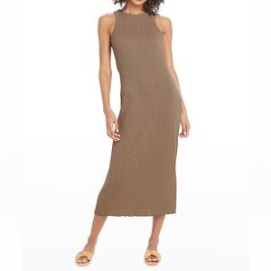 Splendid Melia Rib Body-Con Midi Dress